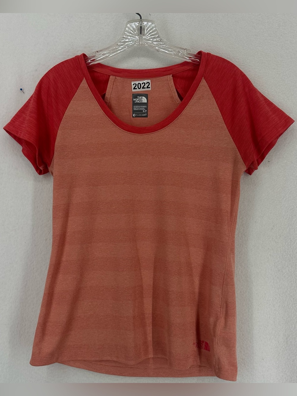 The North Face Womens FlashDry Tee Sz Small Pink Short Sleeve - Picture 1 of 9